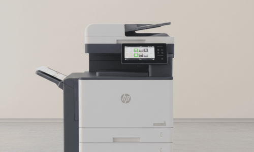 HP office LaserJet printer front view